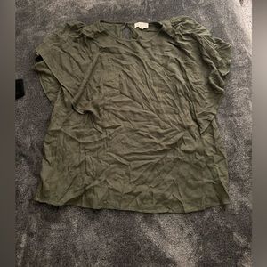 Loft Olive Green Blouse